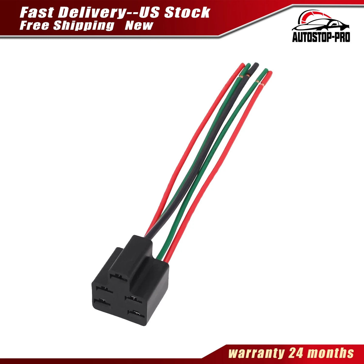 HVAC Blower Switch Harness 5 Pin Connector for Truck Bus (MT1345, 201-902, AC201-902)