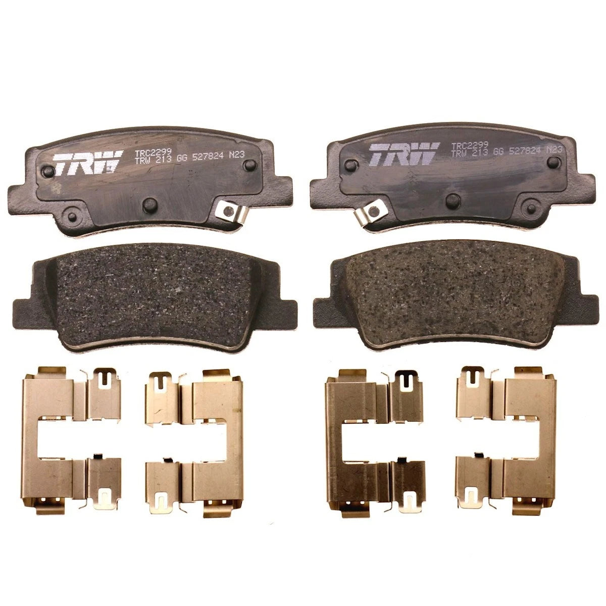 2X Rear Brake Pad Set for Hyundai Sonata, Kia K5 (2020–2024) TRC2299, 58302L1A00
