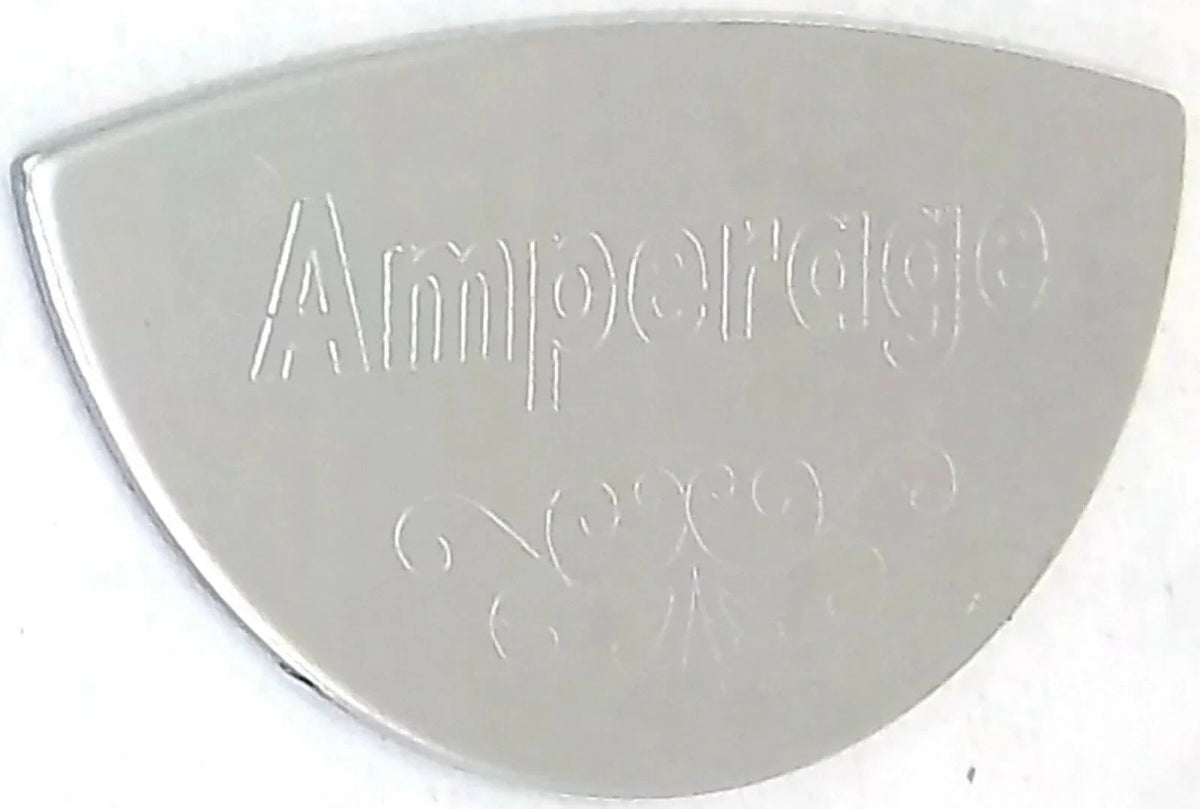 Gauge Emblem for Peterbilt 359/379 (GG#68445) Amperage Stainless Block Letters