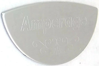 Gauge Emblem for Peterbilt 359/379 (GG#68445) Amperage Stainless Block Letters