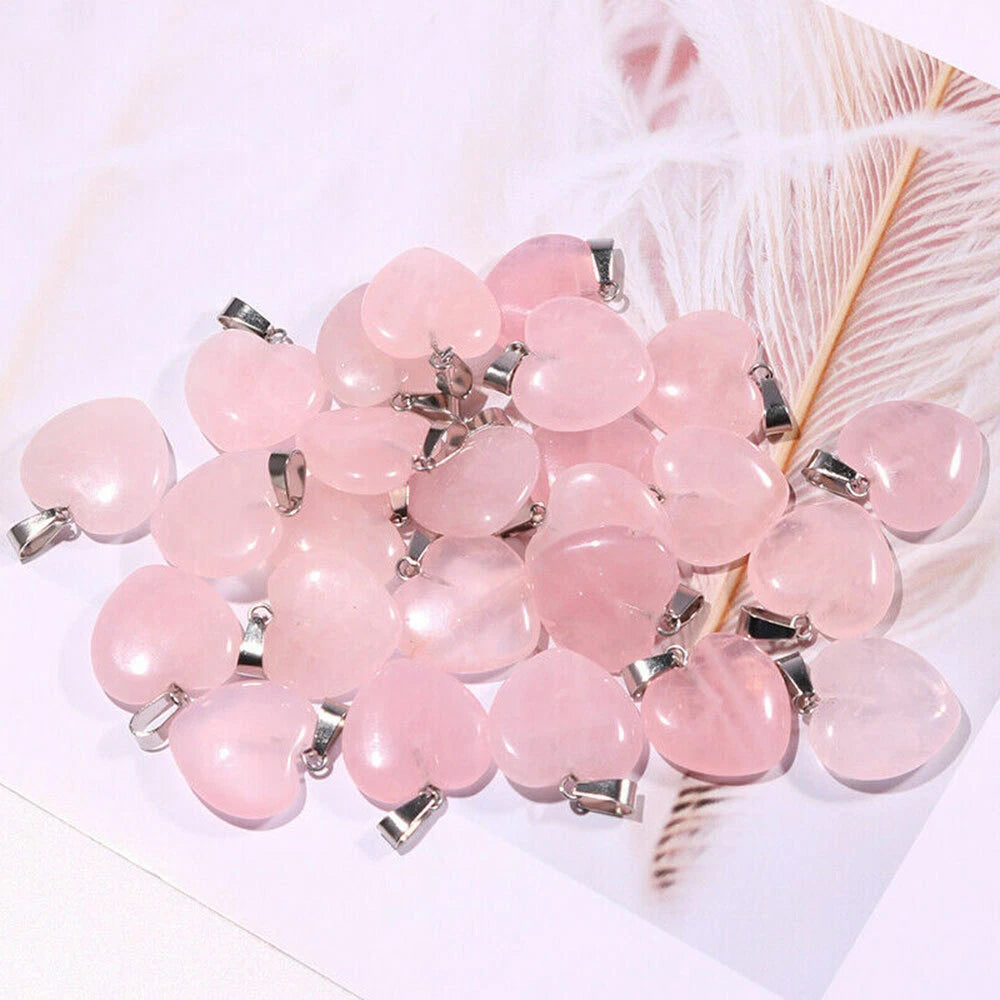 10X Crystal Stone Opal Healing Reiki Necklace Pendants for