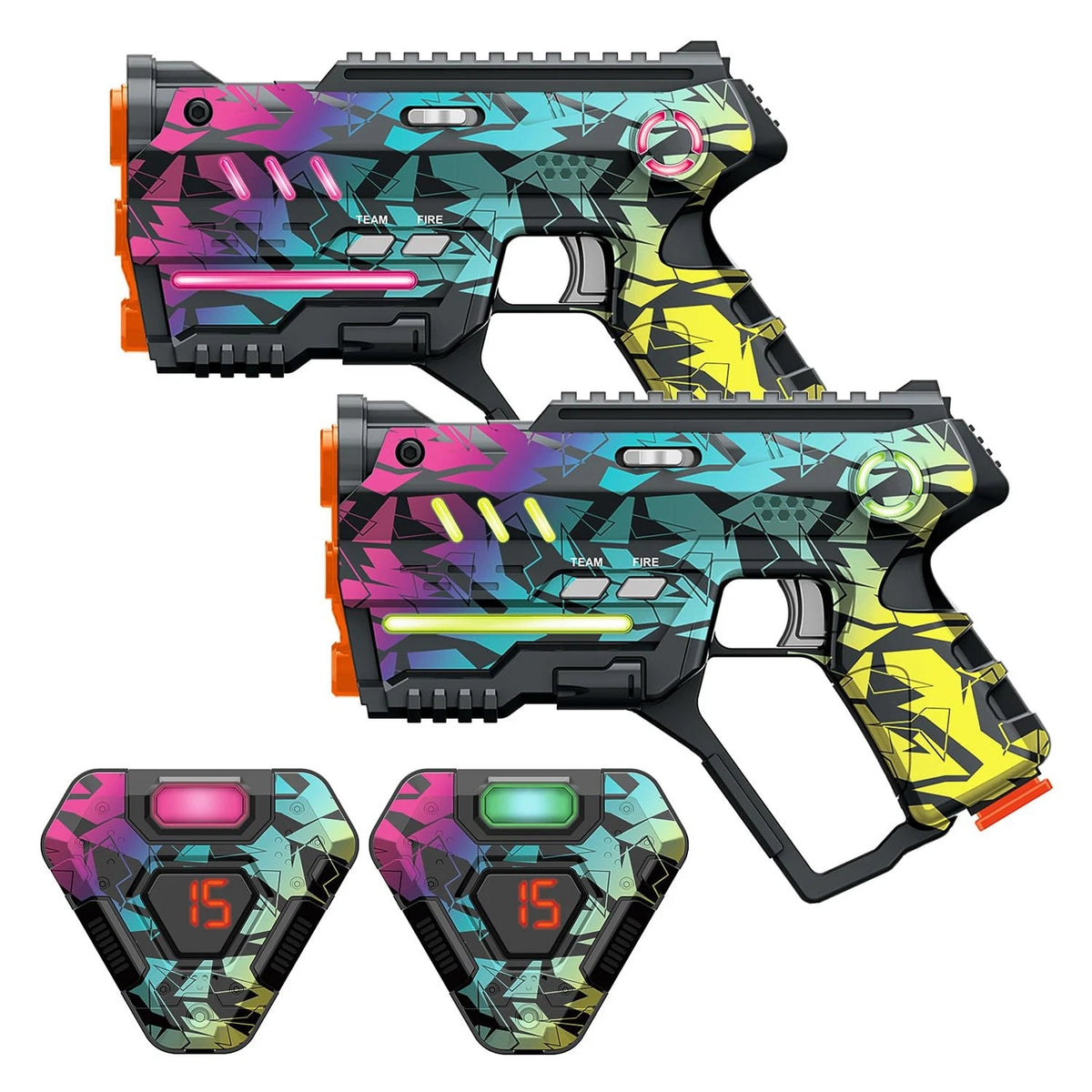 Laser Tag Set of 2 for Kids - Graffiti Camo