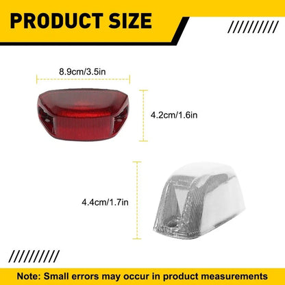 Roof Running Light Housings for Dodge RAM ProMaster (2014–2023) Clear Red Amber
