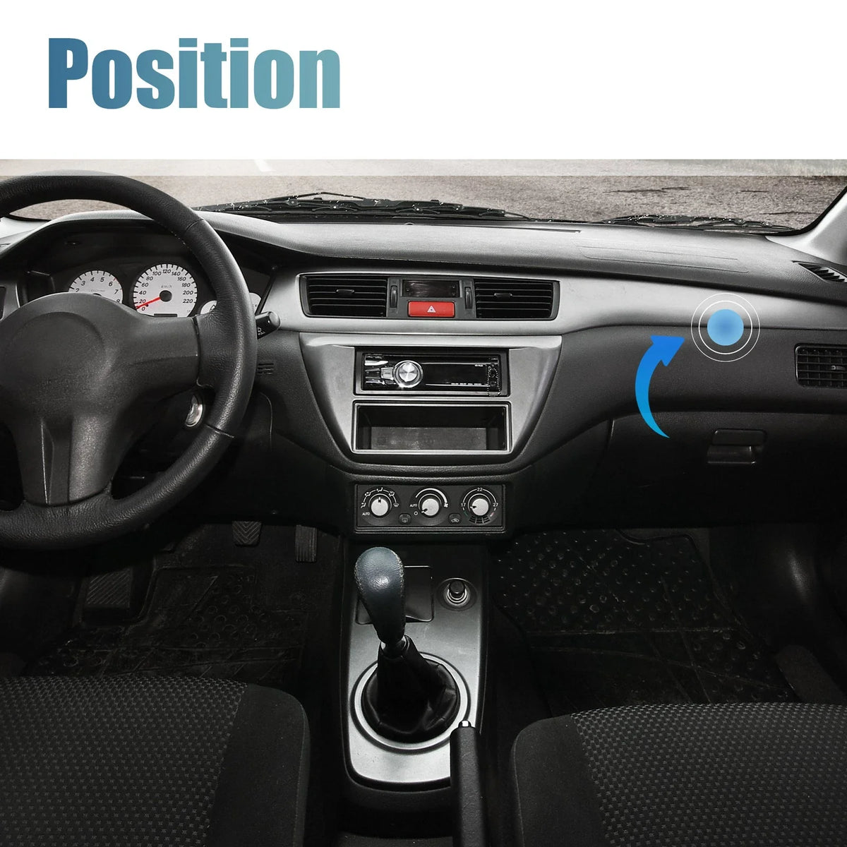 AC Heater Blend Door Actuator 604-251 73099 ADR240 for Ford Fiesta (2011–2018)