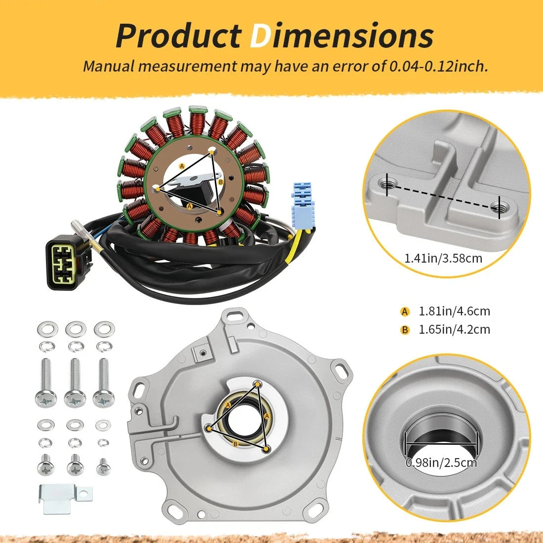 Stator Assembly 3089275 for Polaris Magnum Trail Boss ATP 330 (2003–2009)