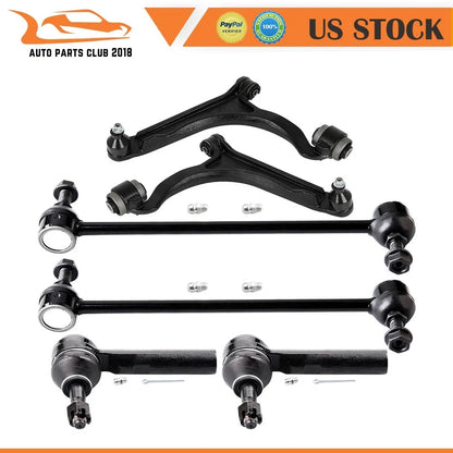 Set of 6 Front Lower Control Arms w/ Ball Joints for Chrysler Pacifica (2004–2008)