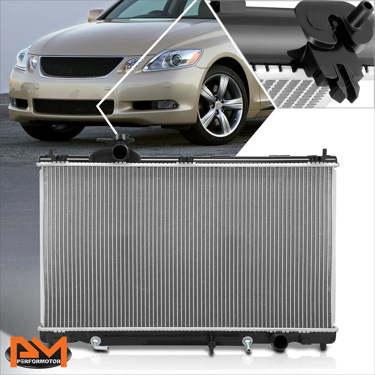 Full Aluminum Core Cooling Radiator for Lexus GS430 (2006–2007) DPI-2781