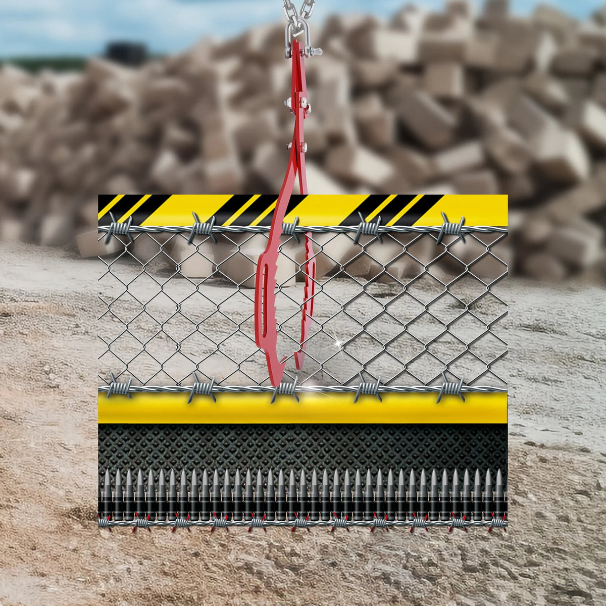 Heavy Duty Grapple Timber Claw Hook Log Lifting Tongs