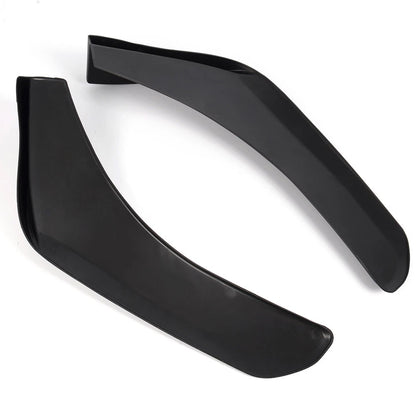 2X Front Rear Bumper Lip Splitters for Universal Vehicles J-02ESW0004ABK