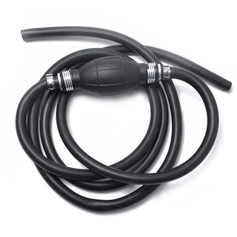 3/8" Rubber Fuel Line Assembly Kit for Marine Outboard Boat Motor