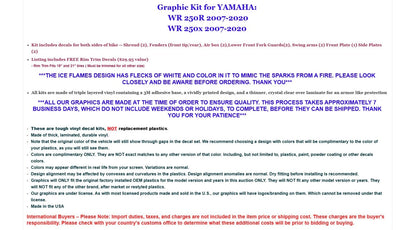 Graphic Stickers +NP/RIM Decals for Yamaha WR250 R/X (2007–2020)