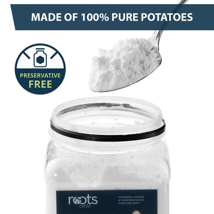 Gluten-Free Potato Starch for Roots Circle (Pack of 21oz)