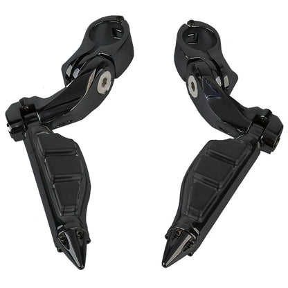 1.25'' Highway Footpegs for Harley Touring Dyna Softail (Fit 2010–2023)