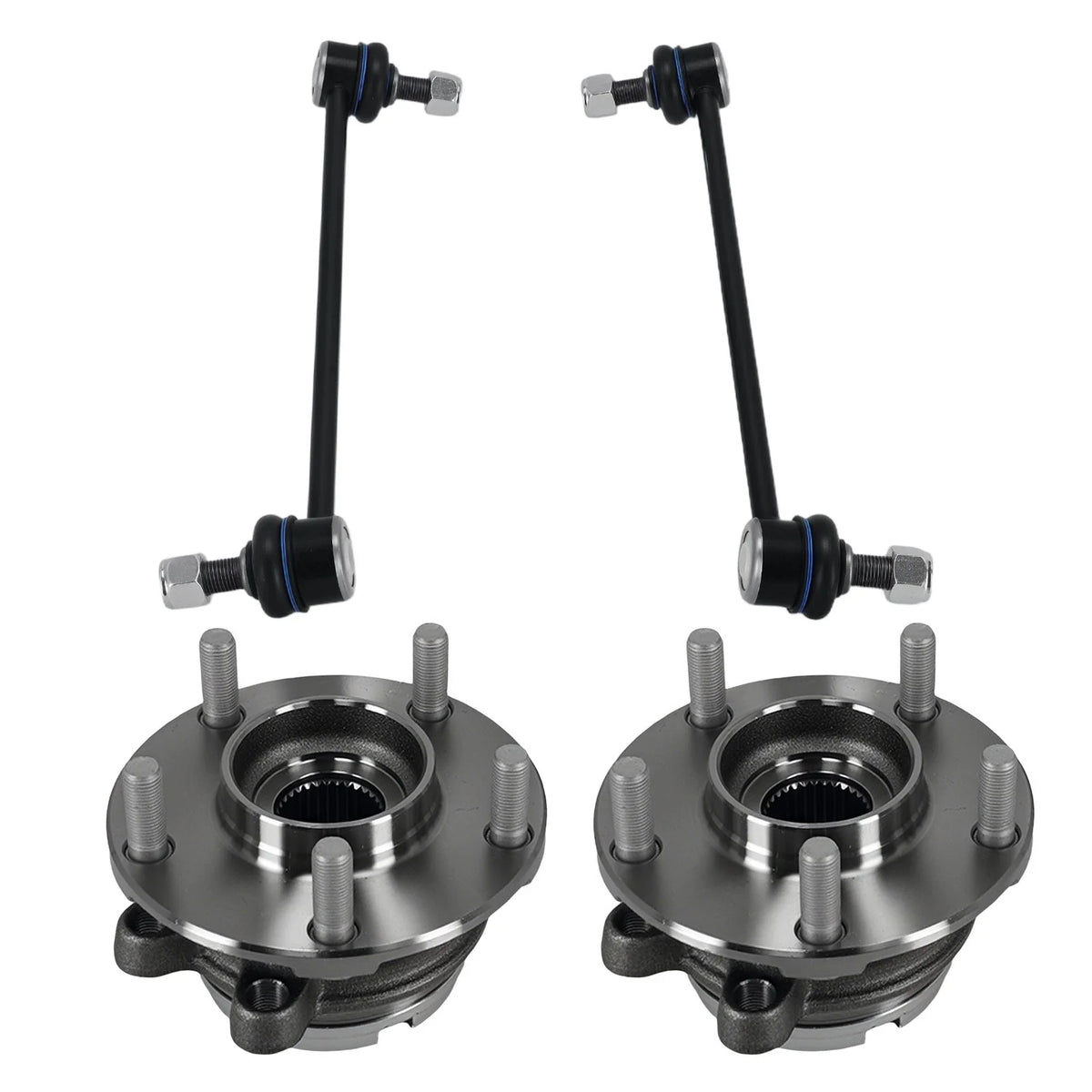4X Front Sway Bar Wheel Bearing Hub Assembly for Nissan Murano Quest (2009–2017)