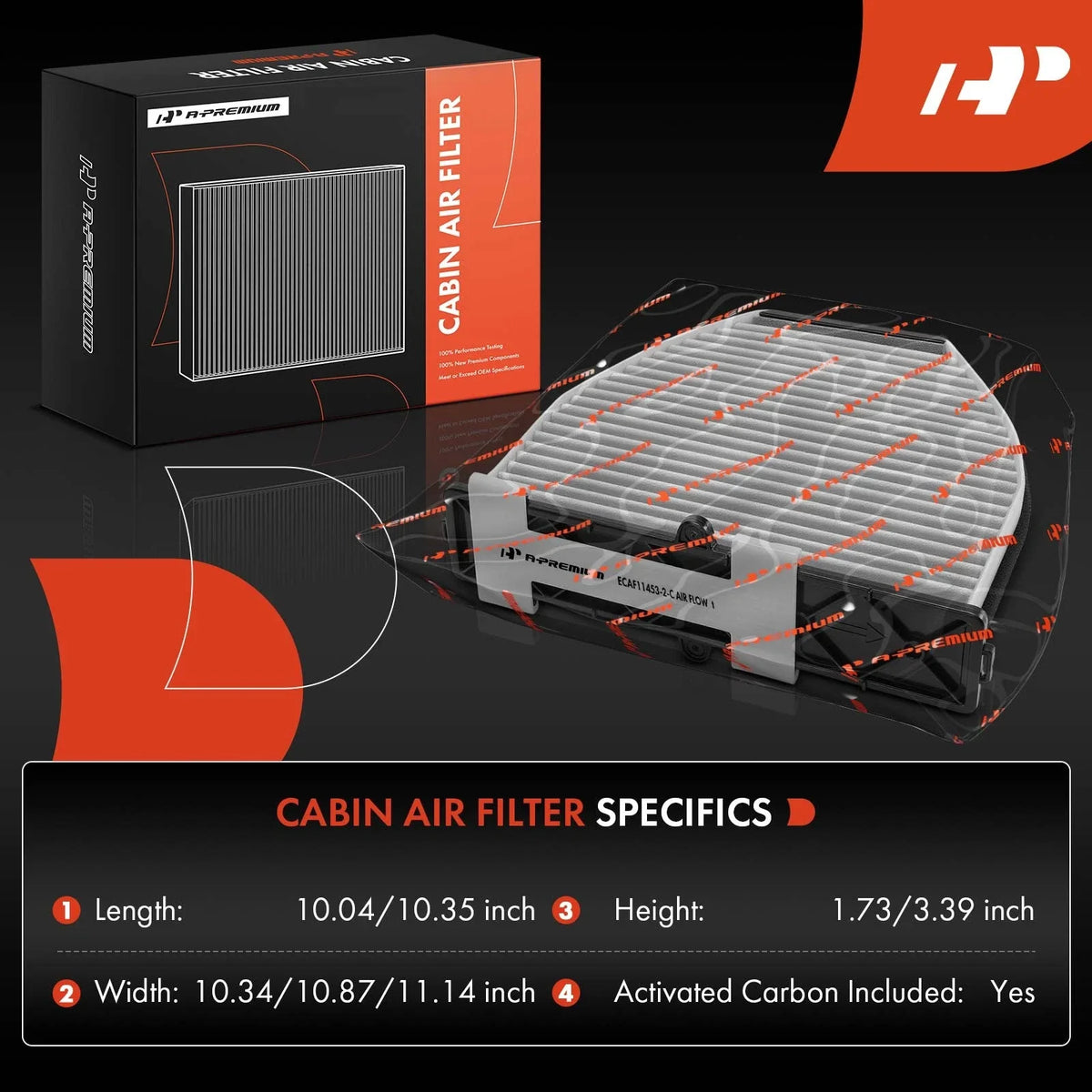 Engine and Cabin Air Filter for Mercedes-Benz C250 (2012–2015)