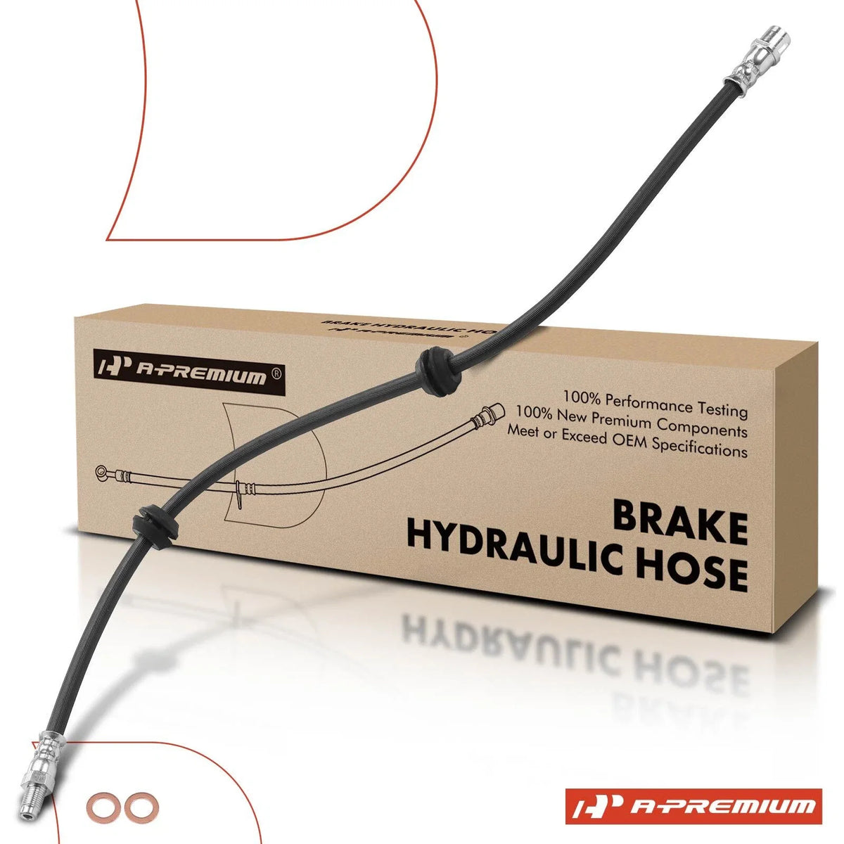 Rear Brake Hydraulic Hose for Mercedes-Benz C350 (2009)
