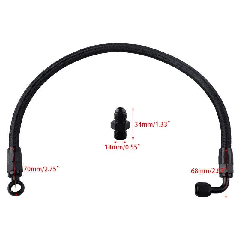 Braided Fuel Line Kit for Honda Acura B/D Series (D15 D16 B16 B18)