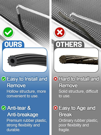 Screen Repair Kit for Door Window Replacement (0.14in x 32.8ft)
