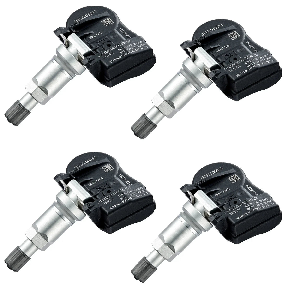 4-Pack 315MHz TPMS for 2006–2010 Audi TT Quattro (1.8L) Volkswagen