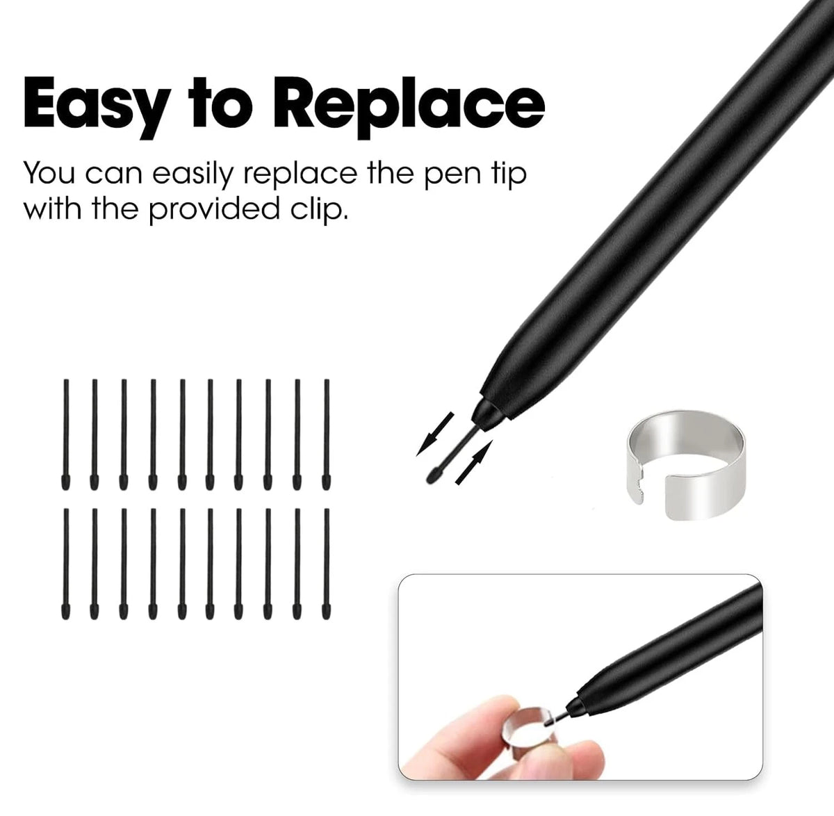 20 Pcs Pen Tips for Remarkable 2 Pen, Stylus Replacement