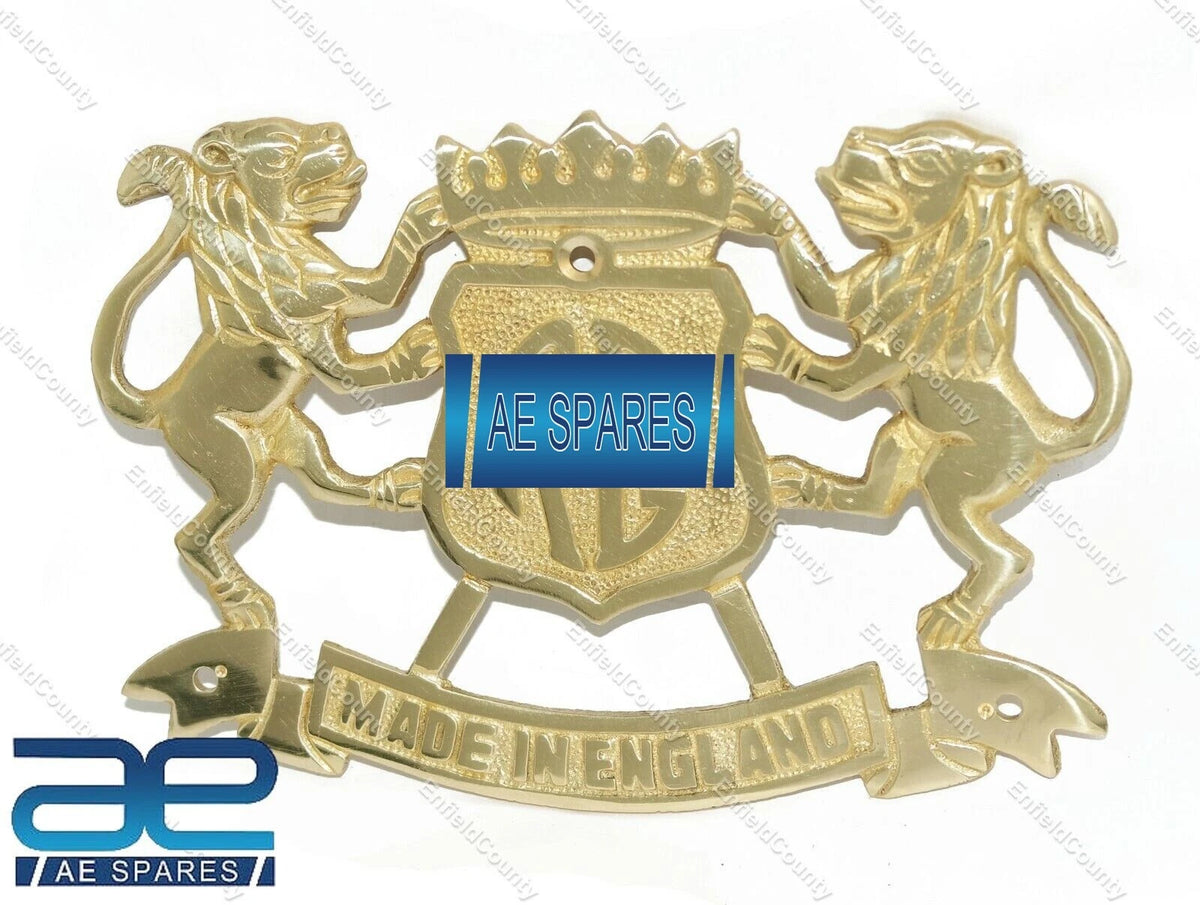 Rear License Plate Lion Badge for Royal Enfield (Compatible)