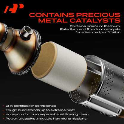 Front Catalytic Converter for Chrysler Sebring Dodge Stratus (2001–2006) 20343