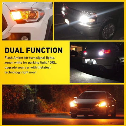 2X AUXITO 7443 LED Turn Signal Light Bulbs for