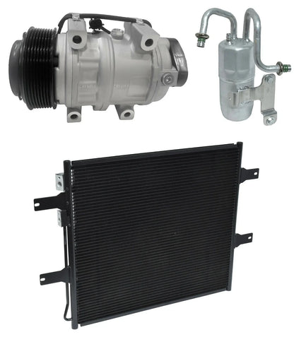 AC Compressor Kit With Condenser for Dodge Ram 5500 6.7L (2010–2010)