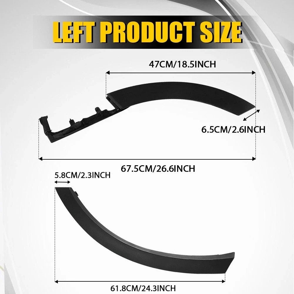 Set of 2 Rear Door Flare Molding Trim for Honda CR-V (2017–2022)