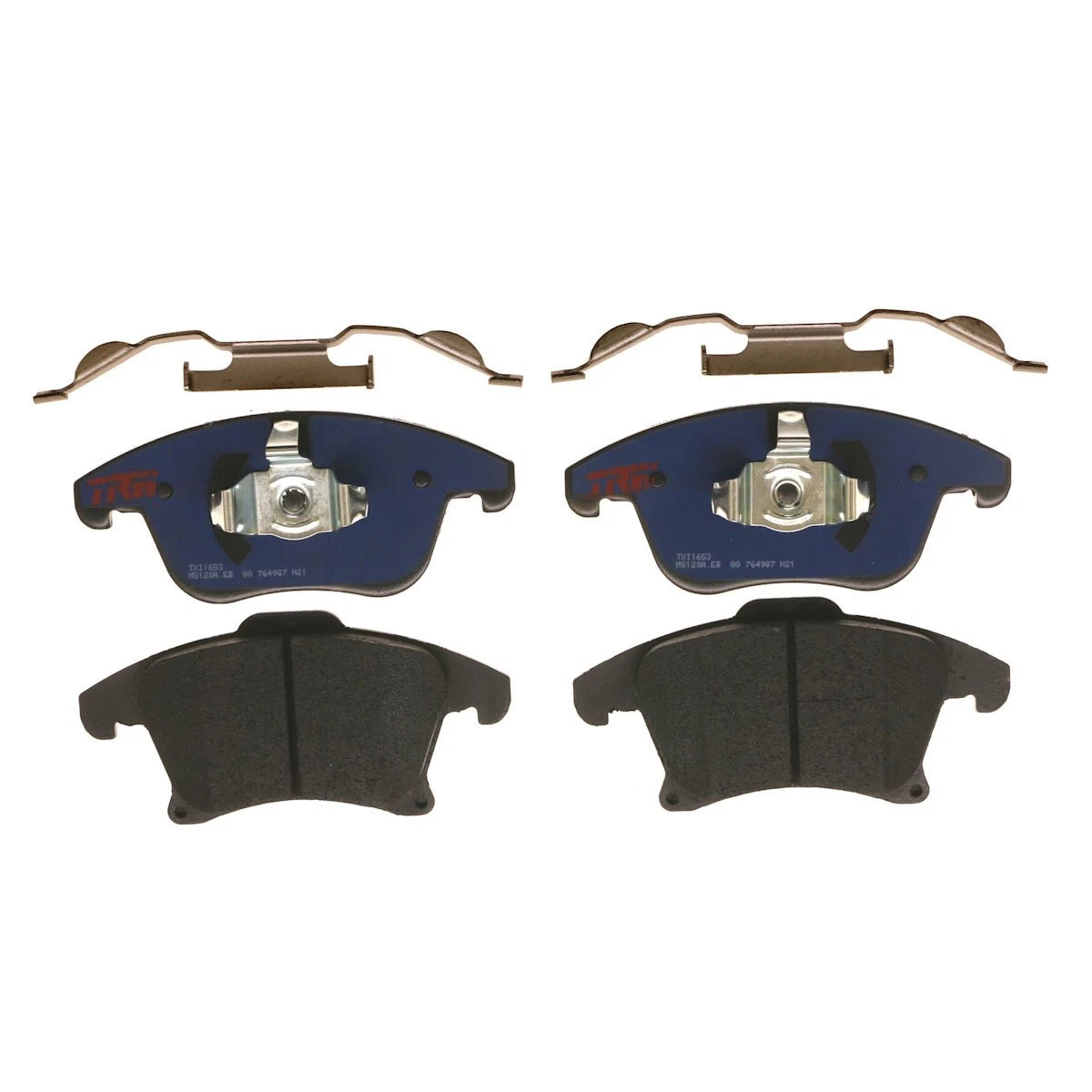2X Brake Pad Set for Ford Fusion SSV Plug-In Hybrid (2017–2020) TXI1653 DG9Z2001M