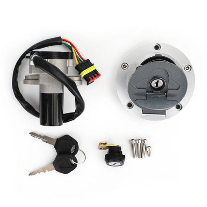Set of 3 Ignition Switch Tank Cap Seat Lock for MV Agusta F4 1000 Brutale 910 (2004–2007) - 800090249, 800093340, 800093341