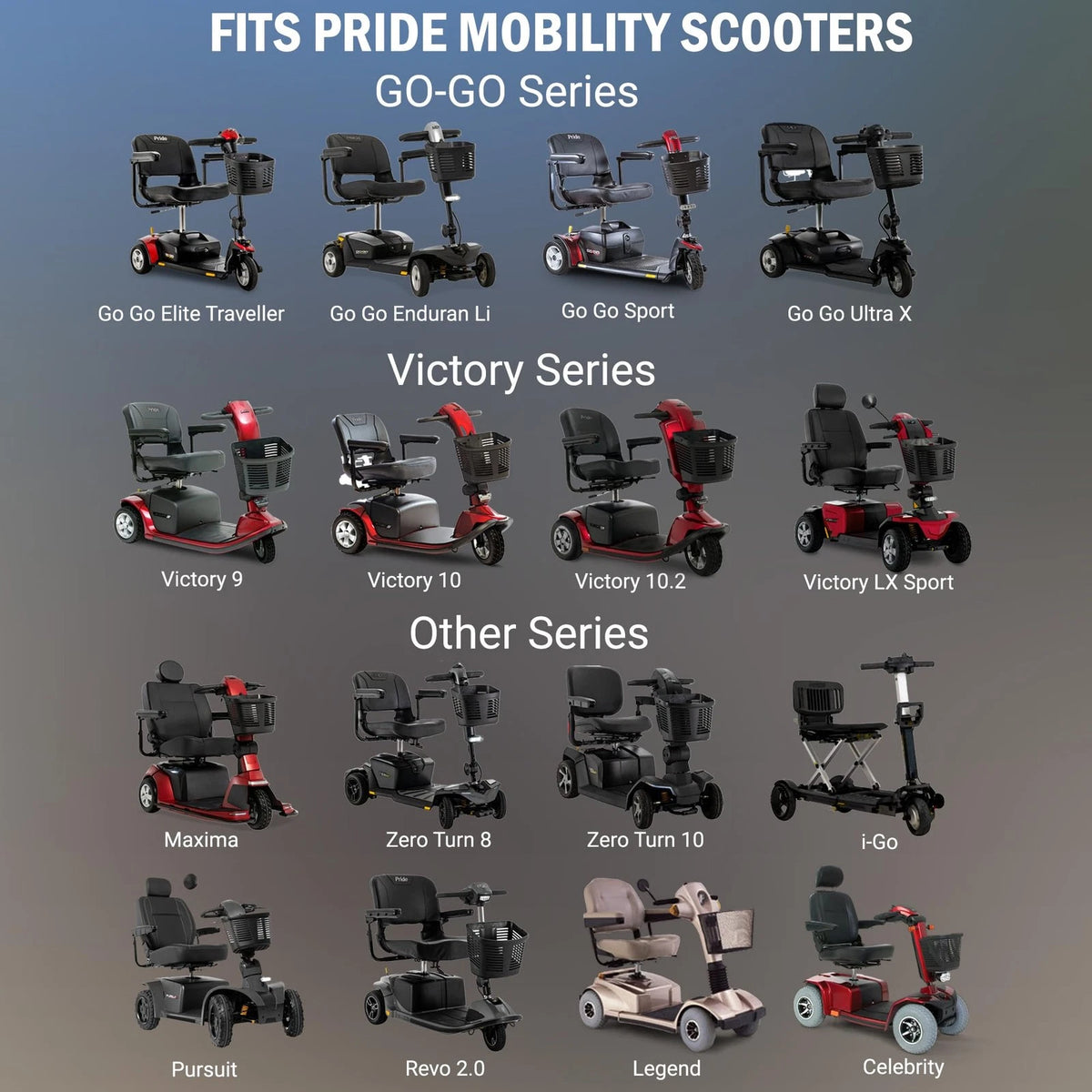 Set of 2 Replacement Keys for Pride Mobility Scooter