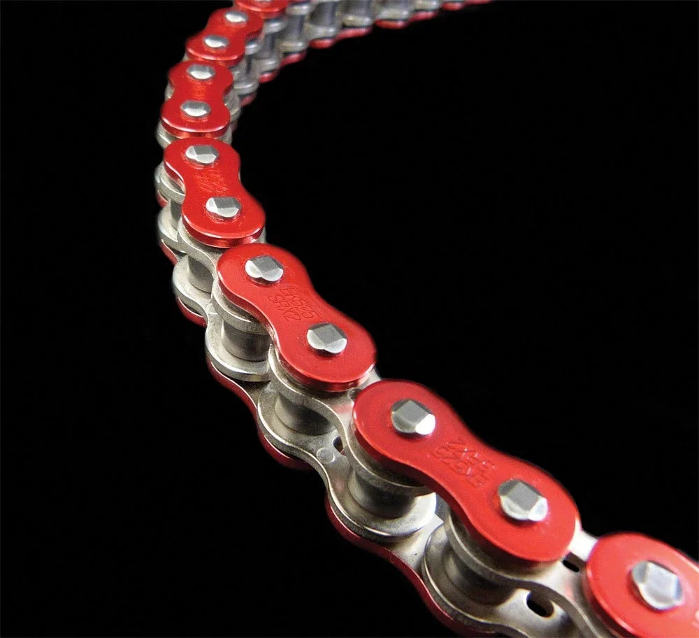 ZVX3 NX Ring Chain 520 120L Red for Motorcycles