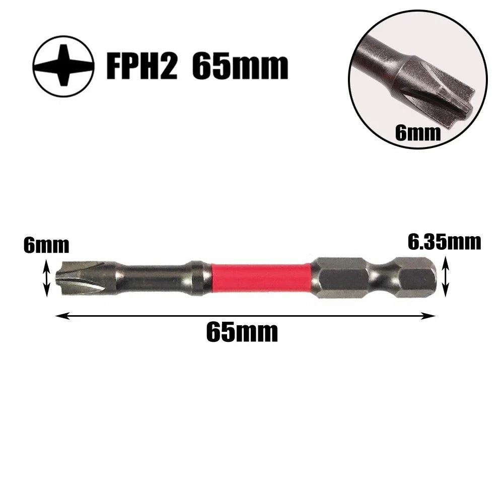 Screwdriver Bit 6mm Head for Electricians Special (Alloy Steel, Anti-rust)