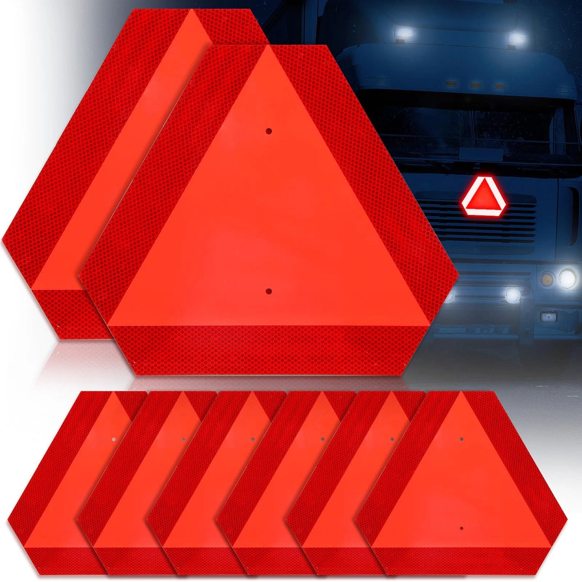 Set of 8 Red Reflective Frames (13.2 x 15 inches)