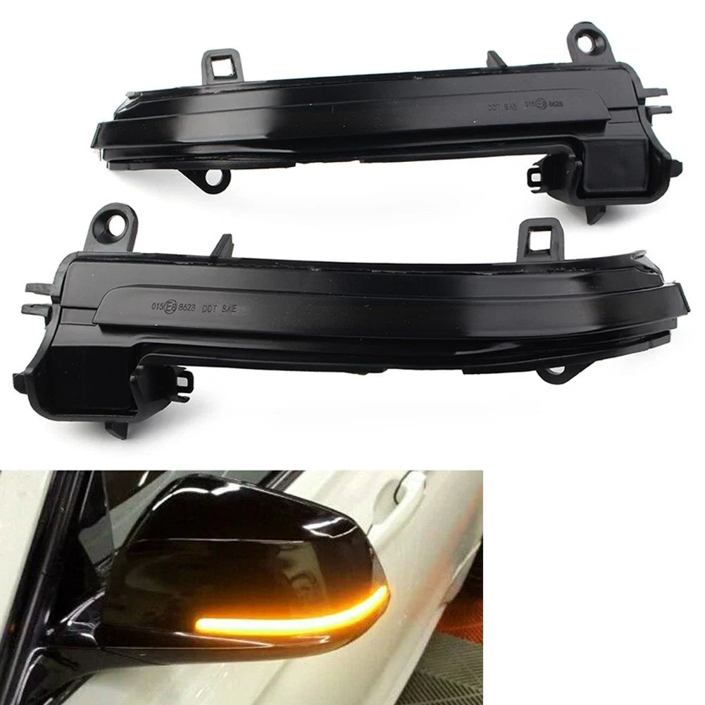 Dynamic Smoke Sequential Turn Signal Mirror Lamp for BMW F20 F30 F32 F33 F34 E84