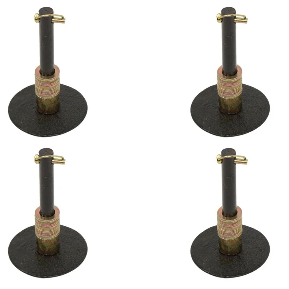 Set of 4 Heavy Duty Snow Plow Shoe Assembly for Sno-Way (Replaces 1303505)