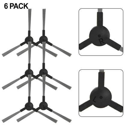 Set of 6 Side Brushes for Irbis & Redmond