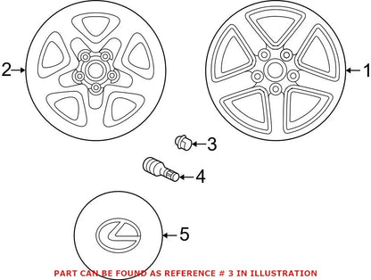 Genuine OEM Wheel Lug Nut for Lexus ES300 GS300 GS430 (1992–2005) 9094201058