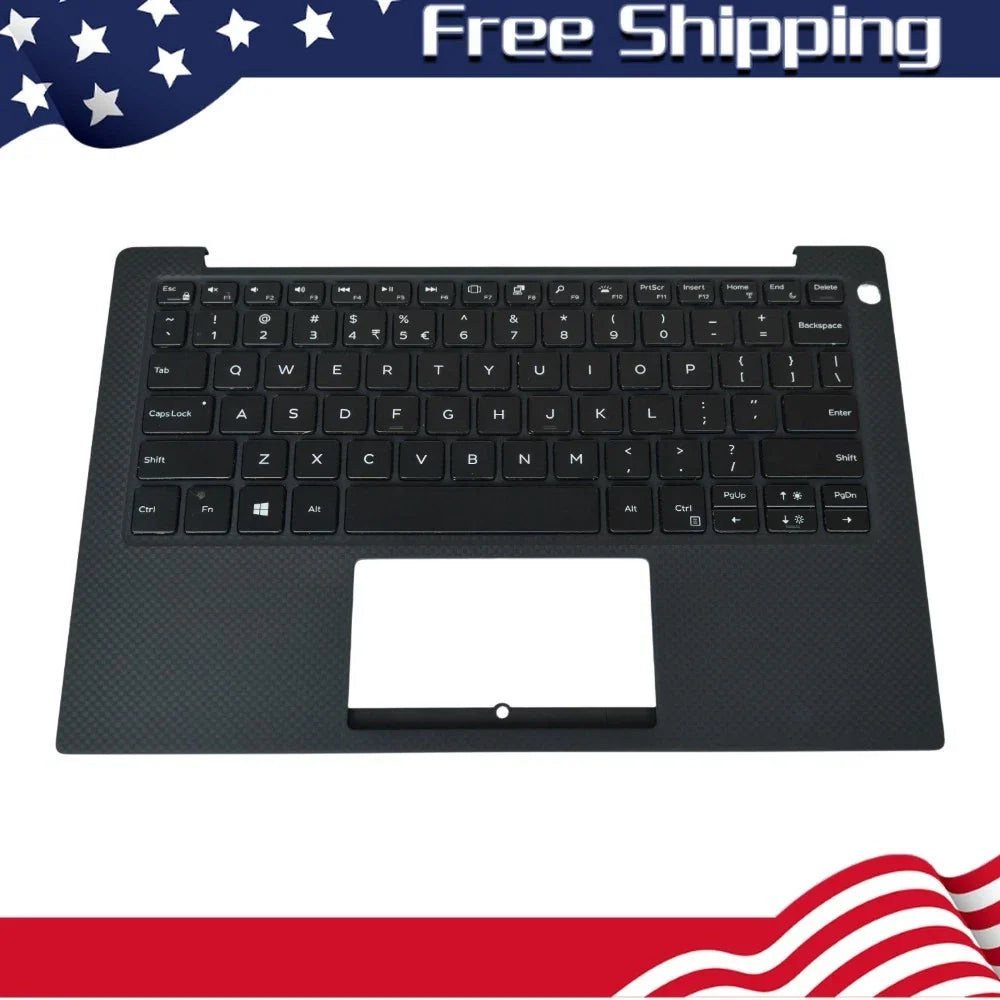 Palmrest Backlit Keyboard for Dell XPS 9370 9380 7390 (13.3" US) AQ2Q000010