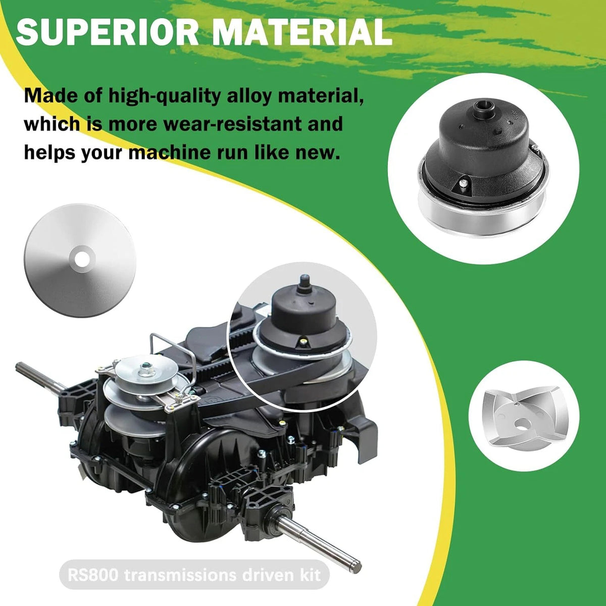 Driven Pulley Kit for Husqvarna RS800 (587086701, GT79253)
