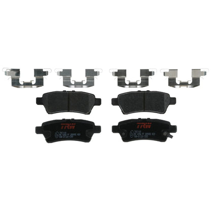 Set of 4 Disc Brake Pads for Nissan Pathfinder (2005–2012)