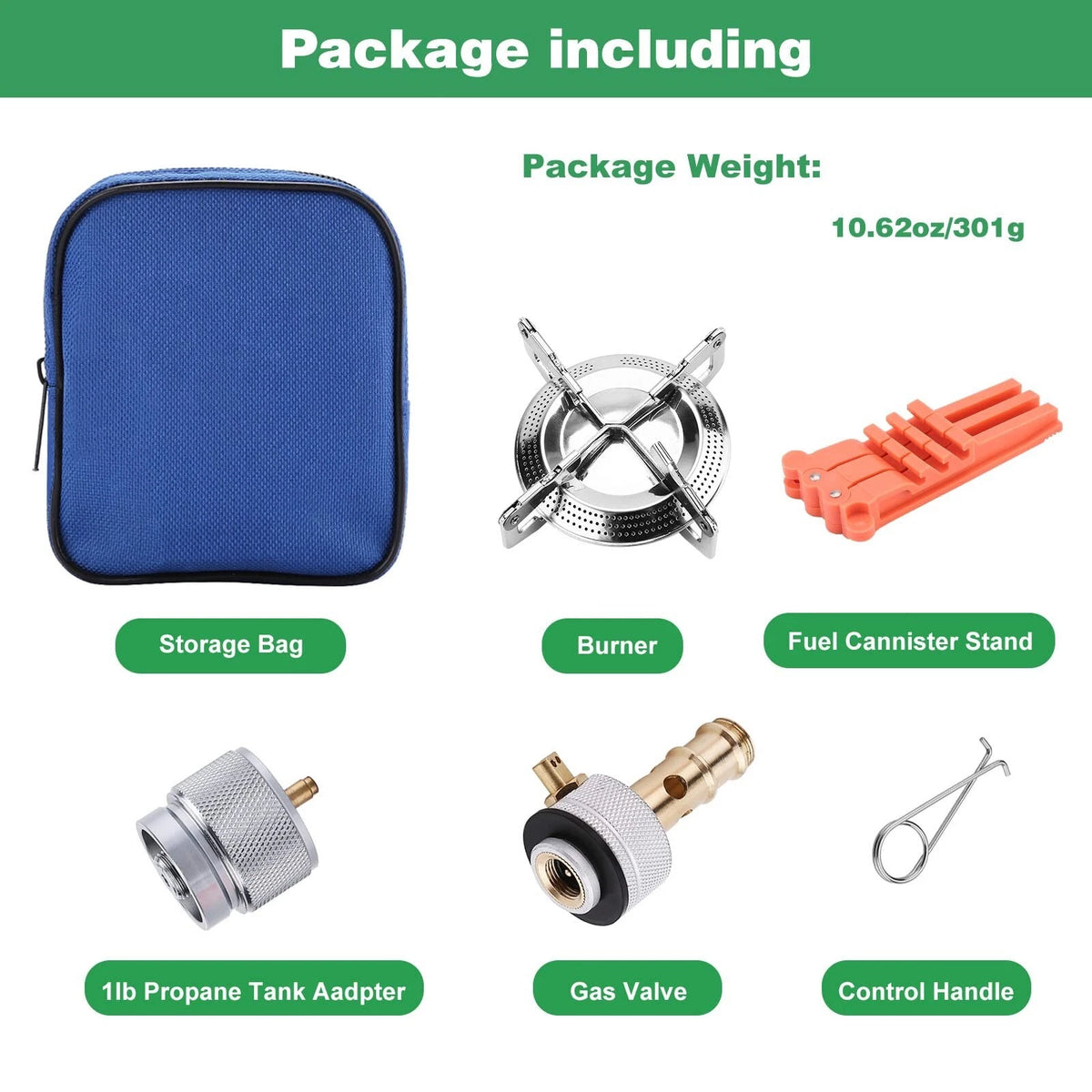 1LB Propane Adapter for Stove Burner