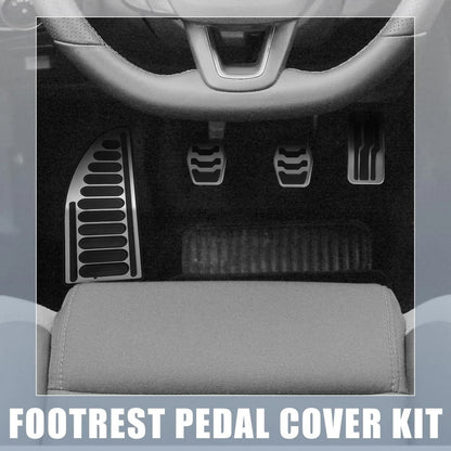 Anti Slip Clutch Brake Gas Accelerator Pedal Cover Kit for Ford 