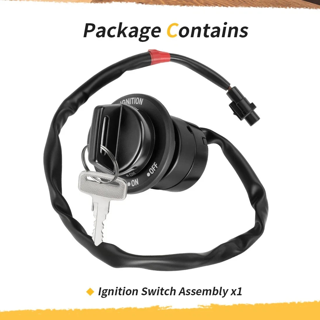 Ignition Switch for Yamaha TTR50E (2006–2026) 1P6-H2510-13-00 with 2 Keys