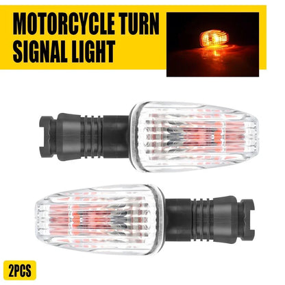 2X Turn Signal Lights for Kawasaki Ninja 650R (2006–2008) Clear Lens