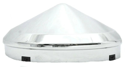 Pair of Chrome Front Hub Caps for No Notched Hubs GG#10740