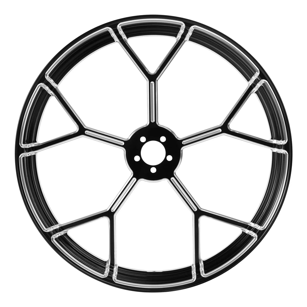 26" Front & 18" Rear Wheel Rim Hub Belt Pulley for Harley Street Glide (2009–2023)