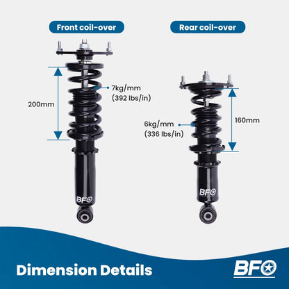 Coilover Suspension Kit for Mazda Miata MX-5 NA NB (1989–2005) AOCJNP