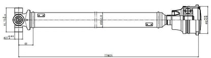 Complete Front Drive Shaft Assembly for Hummer H3 (2010) AWD/4WD